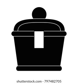 gold container isolated icon
