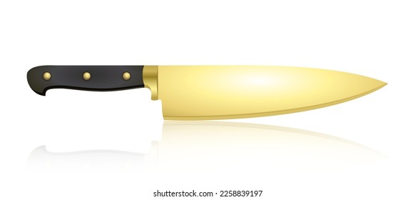 Ilustración de objetos vectoriales de Cocina dorada