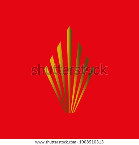 gold cornice for decoration jewelry vector