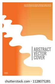 Gold cover design mockup. Notebook creative layout. Backdrop for corporate annual report, poster, magazine first page. Minimal leaflet, business flyer. Promotion concept card. A4 abstract cover