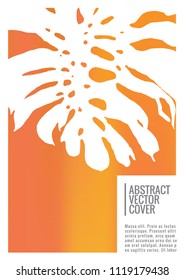 Gold Cover design template. Notebook creative layout. Background for corporate annual report, poster, magazine first page. Minimal leaflet, business flyer. Promotion concept card. A4 abstract cover
