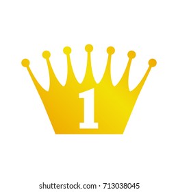 Gold crown icon / 1st place