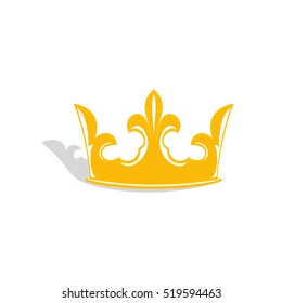 gold crown iconse. lements for logo, label, game, hotel, an app design. Royal king, queen, princess crown.
