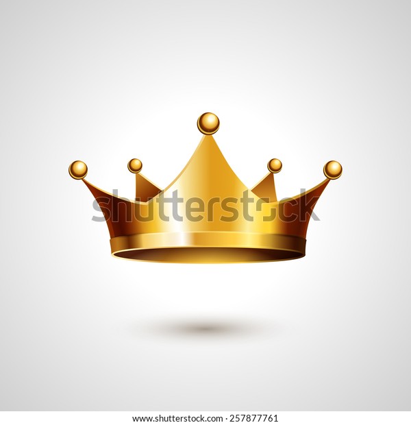 Золотая корона без фона