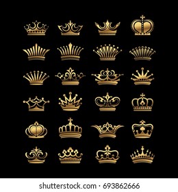 Gold Crown Vector