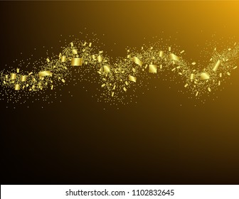 Gold crumb background