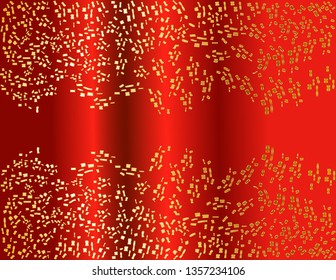 Gold crumb background decor