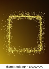 Gold crumb frame