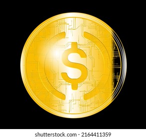 Gold crypto usdc dollar coin