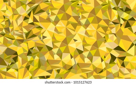 Gold crystal abstract geometric Polygon Retro triangle Background  Vector illustration. Honey background. Sparkles, lights.