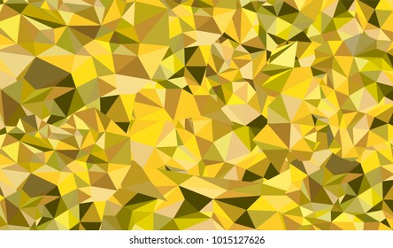 Gold crystal abstract geometric Polygon Retro triangle Background  Vector illustration. Honey background. Sparkles, lights.