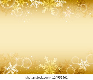 gold crystal shines background