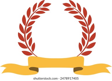 Gold Cup Award-Symbol. In: Vektorillustration in Cartoon Concept. Isoliert auf weißem Hintergrund.