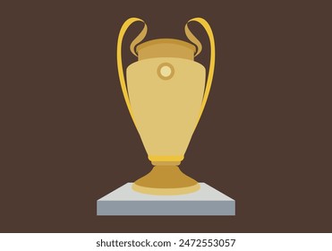 Gold cup of a sports competition