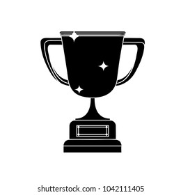 gold cup trophy flat icon