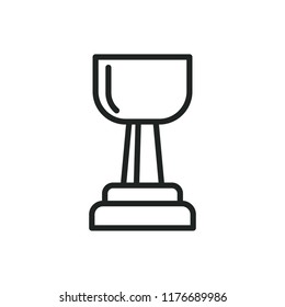 gold cup vector icon