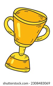 gold cup for the winner of the competition