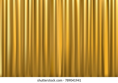 Gold Curtain Background