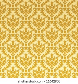 Gold damask