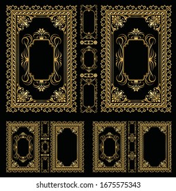 Gold Decorative border easy for use.