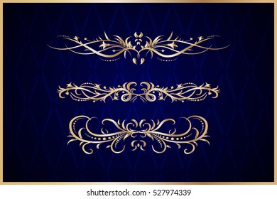 gold decorative elements