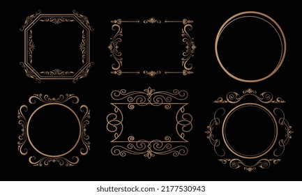
Gold decorative ornament Vector Image