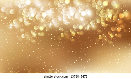 Gold Defocused Background