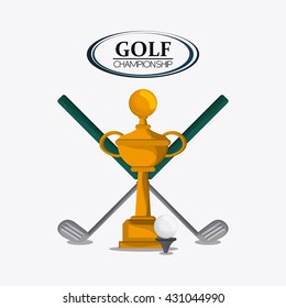 Gold design. sport icon. Colorfull illustration , vector graphic