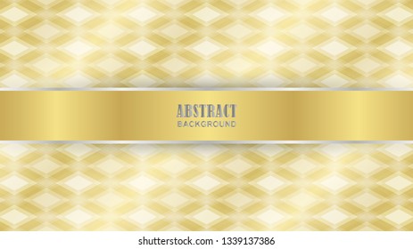 Gold diamond pattern as background