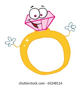 Gold And Diamond Ring