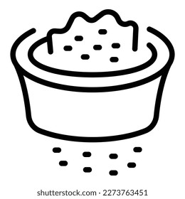 Gold dig icon outline vector. Mine game. Coal stone