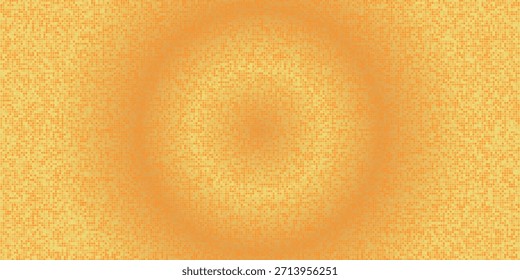 Gold disco party pattern. Yellow square sequin mosaic texture background. Abstract golden shining glitter halftone wallpaper. Pop up comic sparkling glitter backdrop. Retro vector design template