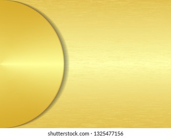 gold disk on a gold background. gold record 