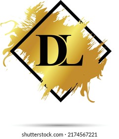 Diseño vectorial de símbolos Gold DL