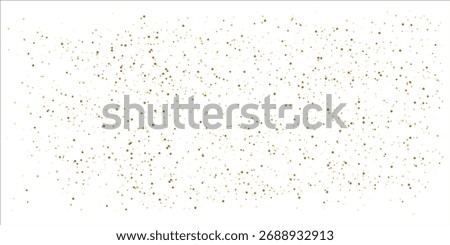 Gold Dot Confetti on White Background, Luxury Golden Glitter Dots Overlay, Elegant Gold Confetti Pattern Texture