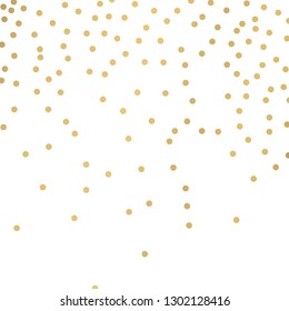 Gold Dot Confetti Vector Illustrator Stock Vector (royalty Free 