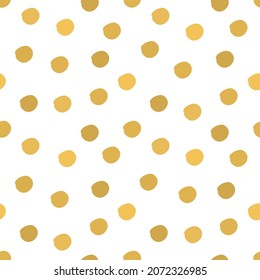 El oro marca la Navidad sin costura. Ilustración vectorial.