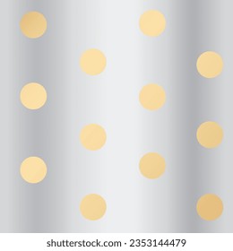 gold dots on silver pattern background texture wrapping paper