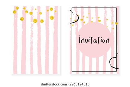Gold Dust Backdrop. Pink Stylish Textile. Black Branding Particles. Golden Retro Card. December Starburst Set. Stripe Birthday Invite. White Element. Stripe Gold Dust Backdrop