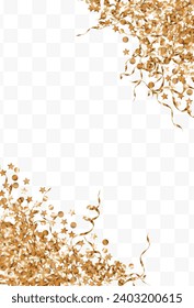 Fondo transparente blanco del vector de Navidad de polvo dorado. Fondo De Lluvia De Efecto. Papel tapiz de Novias Rojas Sparkle. Fondo de Star Art.