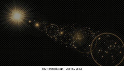 Gold dust light .Bokeh glow lights background effect, background glowing dust.
Christmas glowing lights bokeh light.
Confetti and glitter texture overlay for your design. PNG