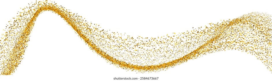 gold dust magic glitter wave