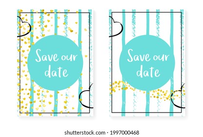 Gold Dust Shimmer. Handdrawn Wallpaper Set. Mint Frame. Golden Nursery Spray. Birthday Brochure. White Branding Particle. Turquoise Retro Effect. Stripe Gold Dust Shimmer