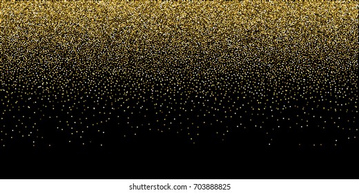Gold dust – stock vector