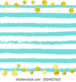 Gold Dust Texture. Stripe Dream Art. December Magazine. Mint Holiday Wallpaper. Turquoise Nursery Element. Scatter Illustration. Handdrawn Textile. Golden Gold Dust Texture