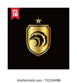 gold eagle shield logo