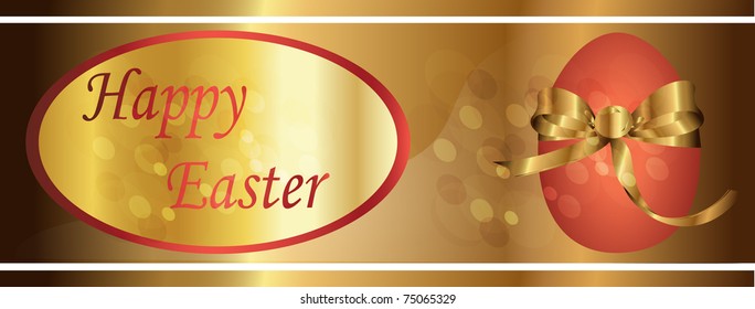 gold easter egg cards