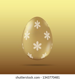 gold easter eggs design for easter festival