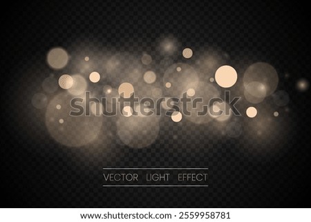 Gold effect bokeh background texture