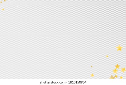 Fondo transparente del vector con efecto dorado. Celebración Sky Illustration. Fondo estrellado. Patrón de espacio digital dorado.